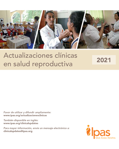 Actualizaciones clí­nicas en salud reproductiva, 2021