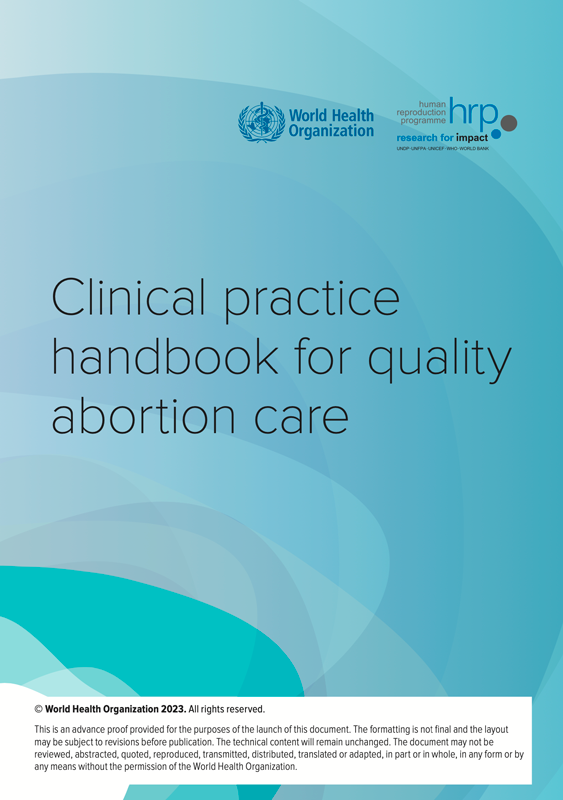 Manual de práctica clínica para la atención del aborto seguro
