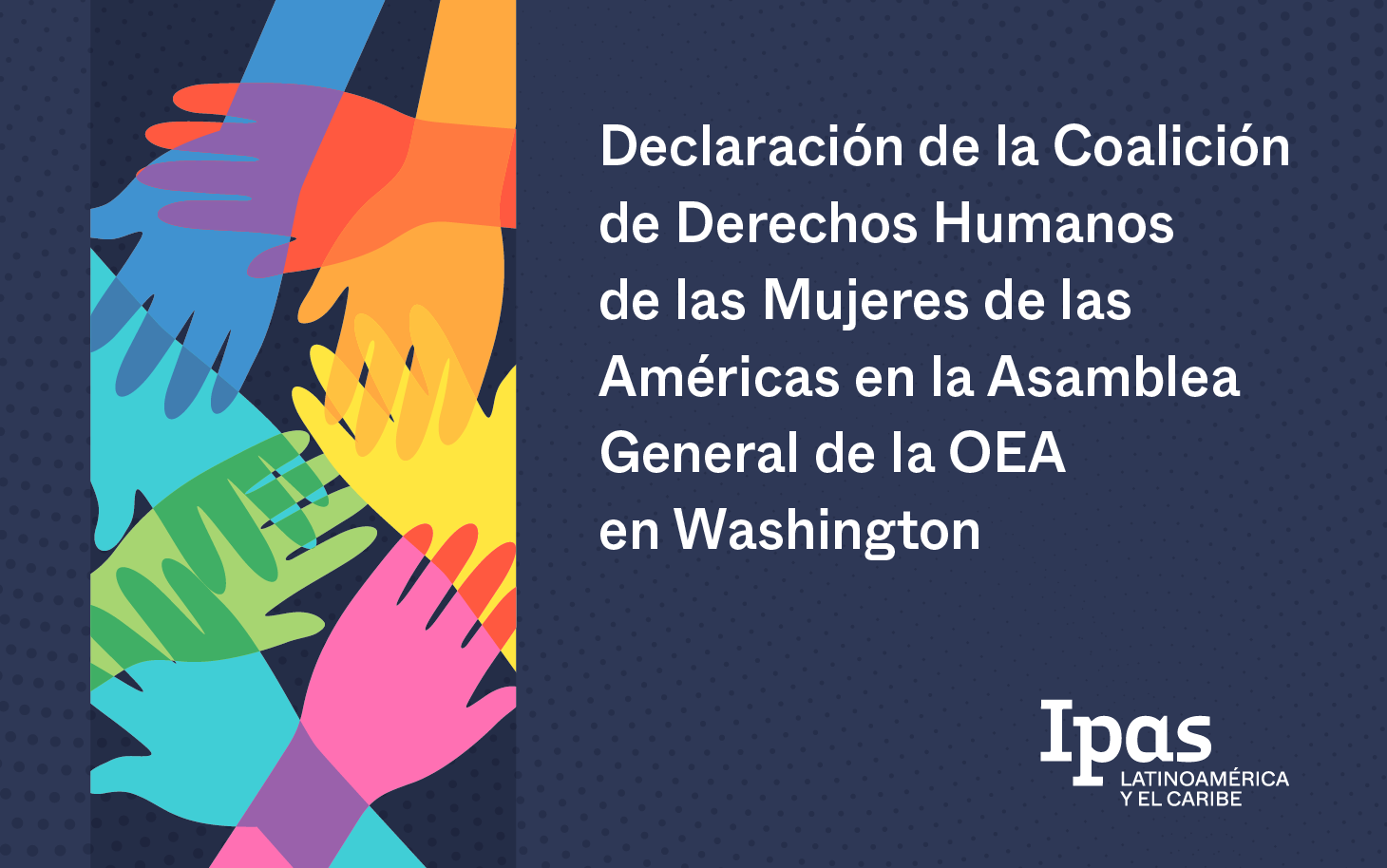 Declaración de la Coalición de Derechos Humanos de las Mujeres de las Américas en la Asamblea General de la OEA en Washington