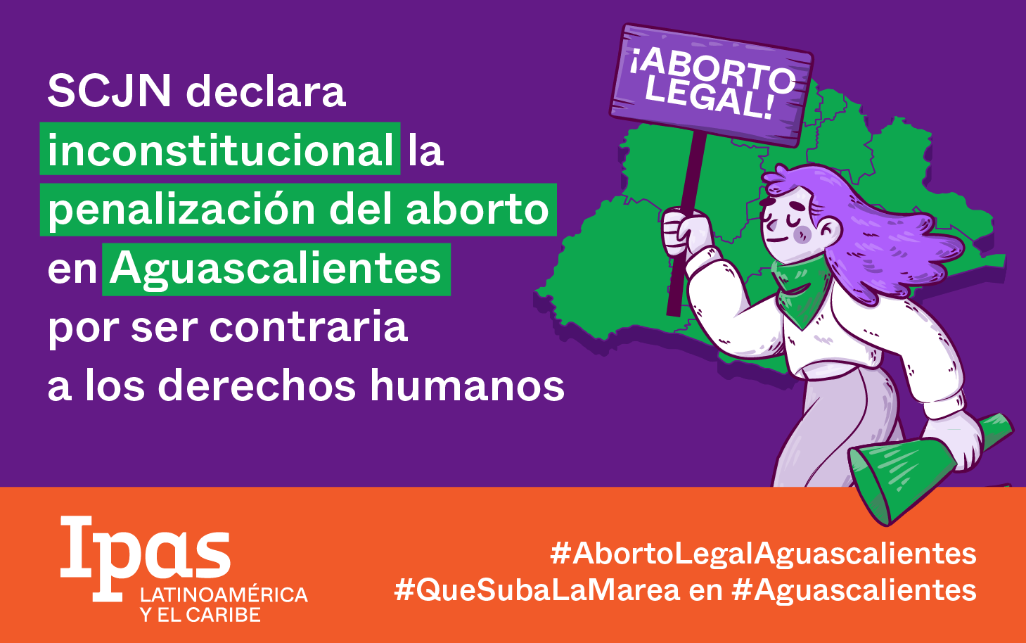 La SCJN declara inconstitucional la penalización del aborto en Aguascalientes por ser contraria a los derechos humanos