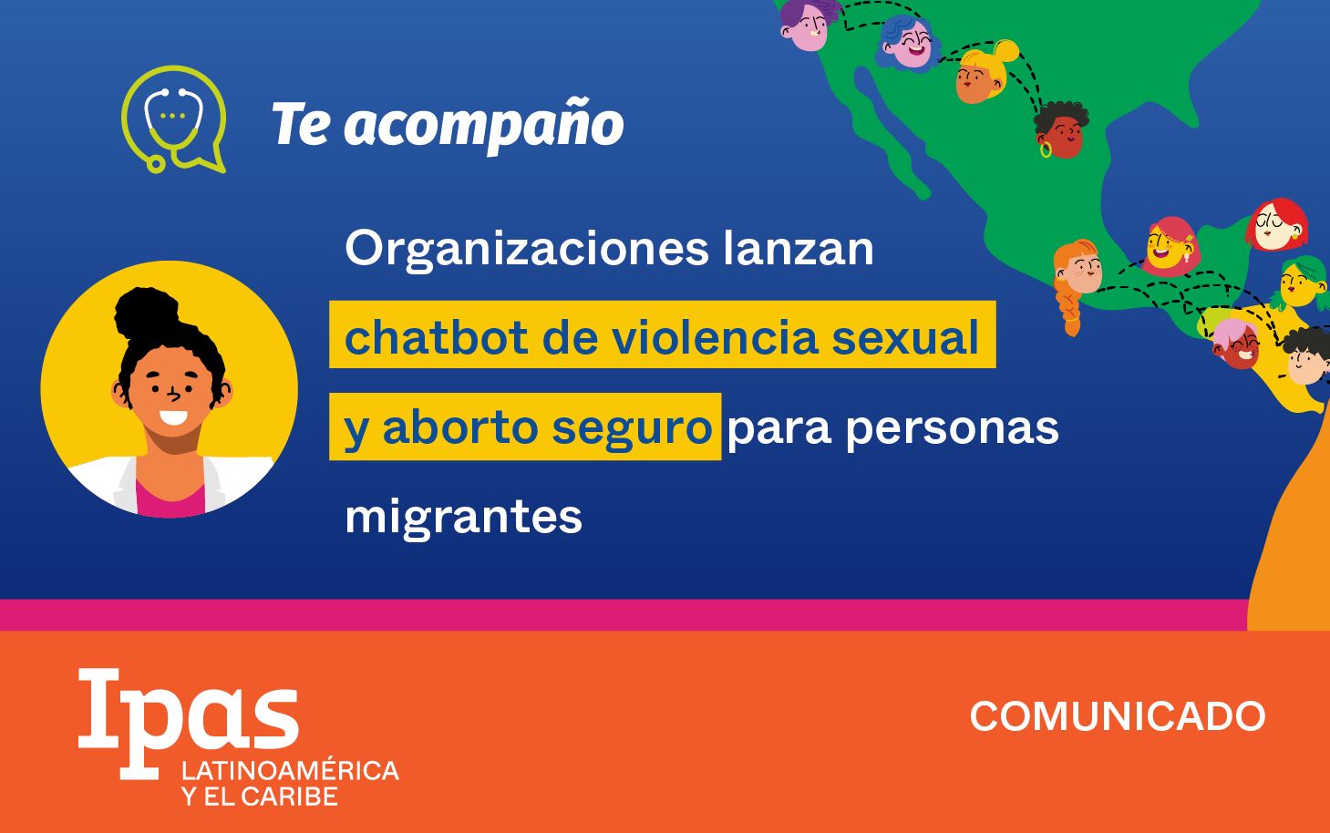 Organizaciones lanzan Chabot de violencia sexual y aborto seguro para personas migrantes