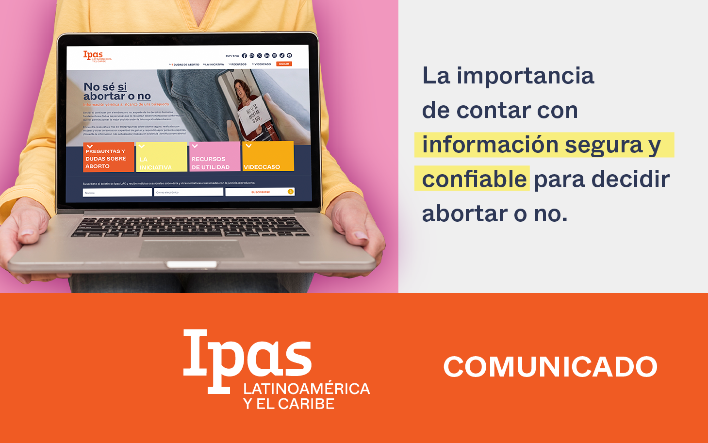 La importancia de contar con información segura y confiable para decidir abortar o no