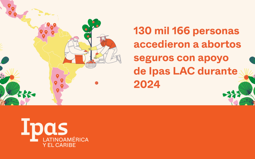 130 mil 166 personas accedieron a abortos seguros con apoyo de Ipas LAC durante 2024