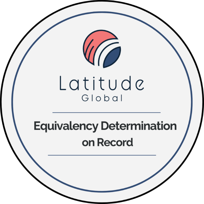 Equivalency Determination badge